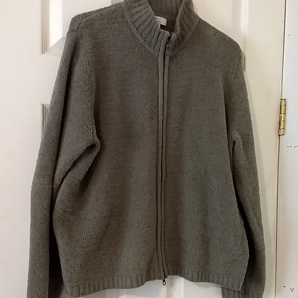 Zip front sweater